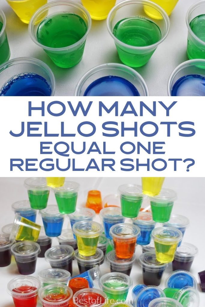 Knowing how many jello shots equal one shot can help you plan the best party! We have easy jello shot recipes you can make as well! Jello Shots Tips | Tips for Making Jello Shots | How Much Alcohol is in a Jello Shot | Tips for Taking Jello Shots | Party Cocktail Ideas | Party Jello Shots | Seasonal Jello Shots