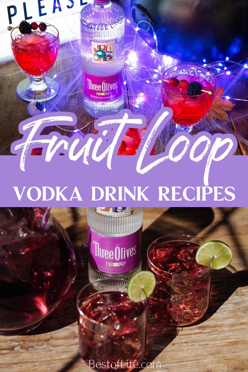 Fruit loop vodka drinks are fun, fruity cocktails that make for amazing poolside cocktails and make the perfect party drink! Fruity Cocktail Recipes | Breakfast Shots | Vodka Cocktails | Drink Recipes with Vodka | Cereal Cocktail Recipes | Party Drink Recipes | Summer Cocktail Recipes | Spring Cocktail Recipes | Summer Party Drinks | Party Drink Ideas | Cocktails with Fruit Loops | Cocktails with Fruity Flavor