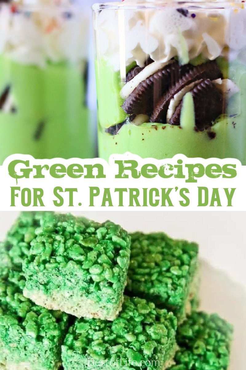 Green recipes for St Patricks Day work well as St Patricks Day party recipes and especially St Patricks Day desserts. St Patricks Day Party Recipes | St Patricks Day Recipes | Green Desserts for St Patricks Day | Green Food for St Patricks Day | St Patricks Day Treats | Irish Party Recipes | Spring Party Ideas via @thebestoflife