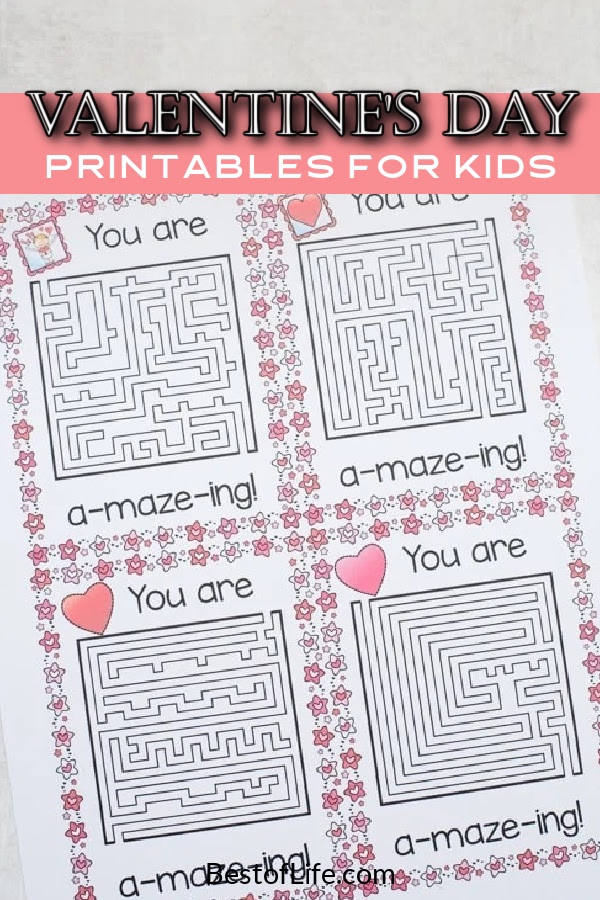 Use Valentine’s Day printables for kids to help them show their appreciation for their friends and family in fun and affordable ways. Free Holiday Printables for Kids | Printable Valentines for Kids | Printable Valentines for Kids | Valentine's Day Cards for Kids | Valentine's Day Crafts for Kids | Valentine's Day for kids | February Activities for Kids #kids #holidays