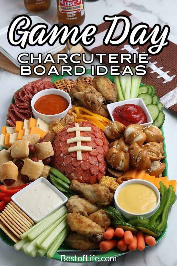 Game day charcuterie board ideas can help elevate your Super Bowl party recipes and make game day recipes seem fancier. Football Party Food | Game Day Recipe | Game Day Party Recipes | Football Party Recipes | Super Bowl Party Recipes | Super Bowl Party Ideas | Game Day Ideas | Food and Beer Pairings | Pairing Food with Beer | Craft Beer Food Pairings | Beer Charcuterie Boards via @thebestoflife