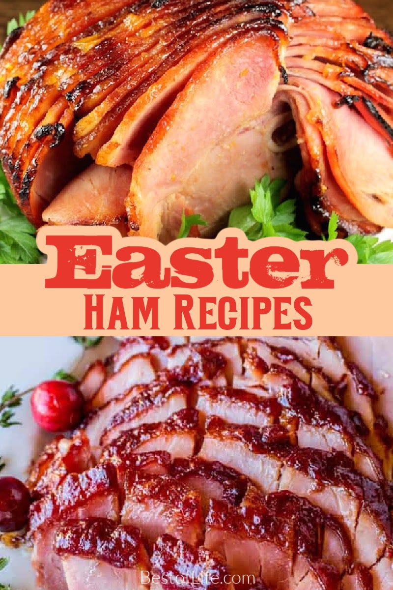 The best baked Easter ham recipes help you breathe new life into your Easter traditions as you impress everyone with a beautiful Easter dinner. Baked Ham with Pineapple | Oven Baked Ham Recipes | Easter Dinner Main Dishes | Easter Dinner Ideas | Recipes for Easter | Spring Recipes | Dinner Recipes for Spring via @thebestoflife