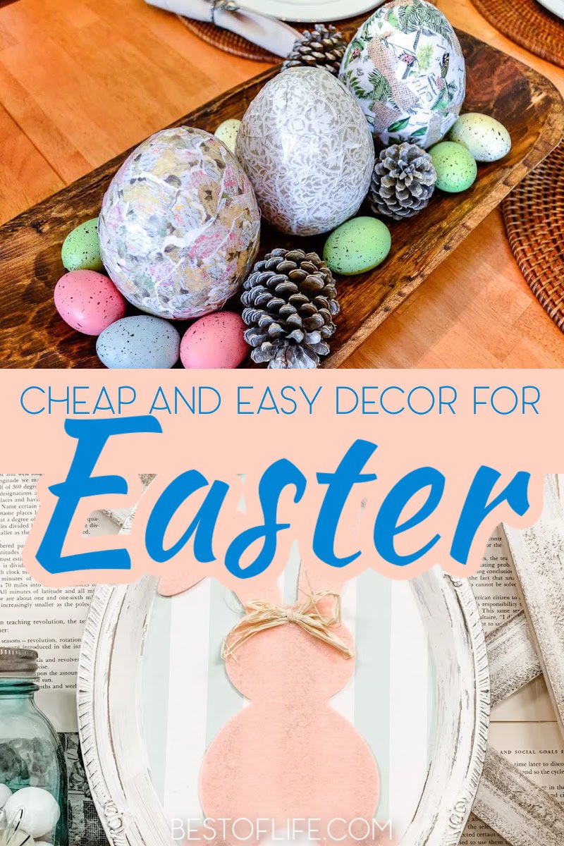 There are some easy Easter decorations for parties you can make that double as DIY spring decor for your home. Easter Party Ideas | Tips for Easter Parties | Easter Decor | DIY Easter Decor | DIY Spring Decor | Spring Decor for Parties | Spring Party Tips | Spring Party Ideas | DIY Decor for Easter | Colorful Decor for Easter