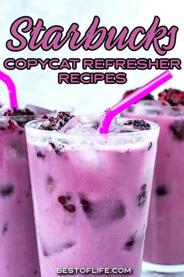 Imagine the time you could save in the morning by preparing your own Starbucks Refreshers at home, avoiding the rush at the coffee shop. Starbucks Copycat Recipes | Starbucks Drinks Recipes | Starbucks Recipes at Home | Starbucks Refresher Recipes | How to Make Starbucks at Home via @thebestoflife