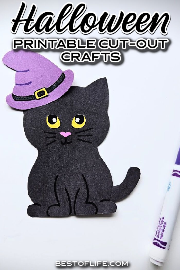 Share the fun of the holiday with some cut out printable Halloween crafts the kids will love to customize and make their own. Halloween Crafts for Kids | Halloween Crafts for Toddlers | Printable Halloween Crafts | Free Halloween Printables | Free Halloween Printables for Teachers | Free Halloween Activities for Teachers | Free Paper Crafts for Kids via @thebestoflife