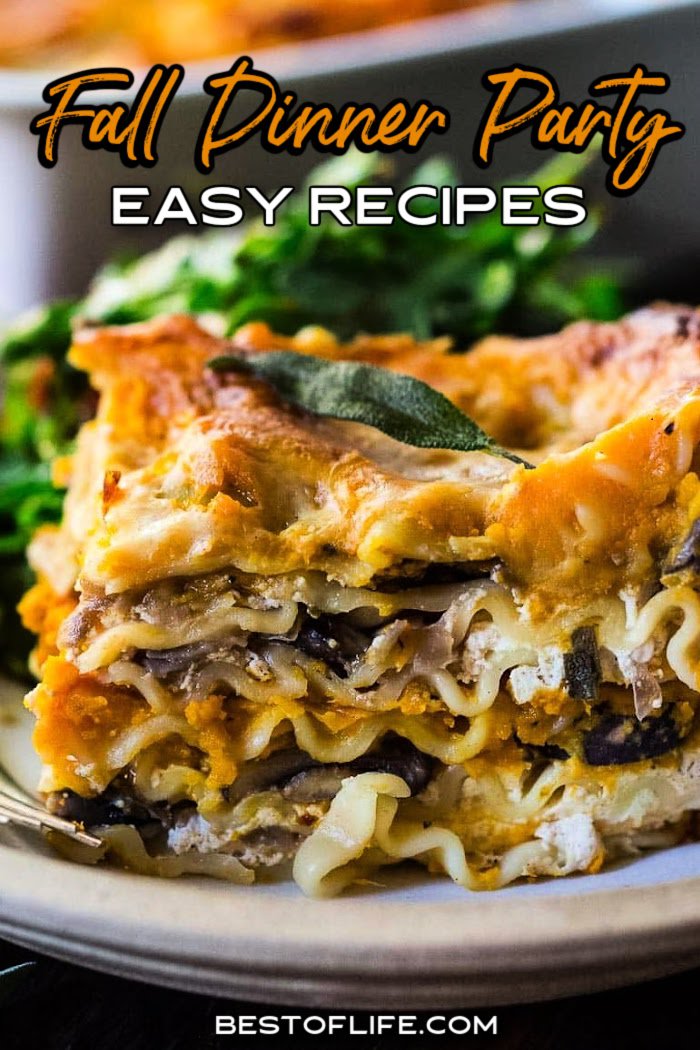 The best fall dinner party recipes can help you host the best dinner party in fall with the best recipes for a crowd that are easy to make. Party Recipes | Fall Party Recipes | Easy Dinner Recipes | Dinner Recipes for a Crowd | Dinner Party Ideas | Fall Dinner Recipes | Recipes for Fall | Family Dinner Recipes | Easy Recipes for a Crowd via @thebestoflife