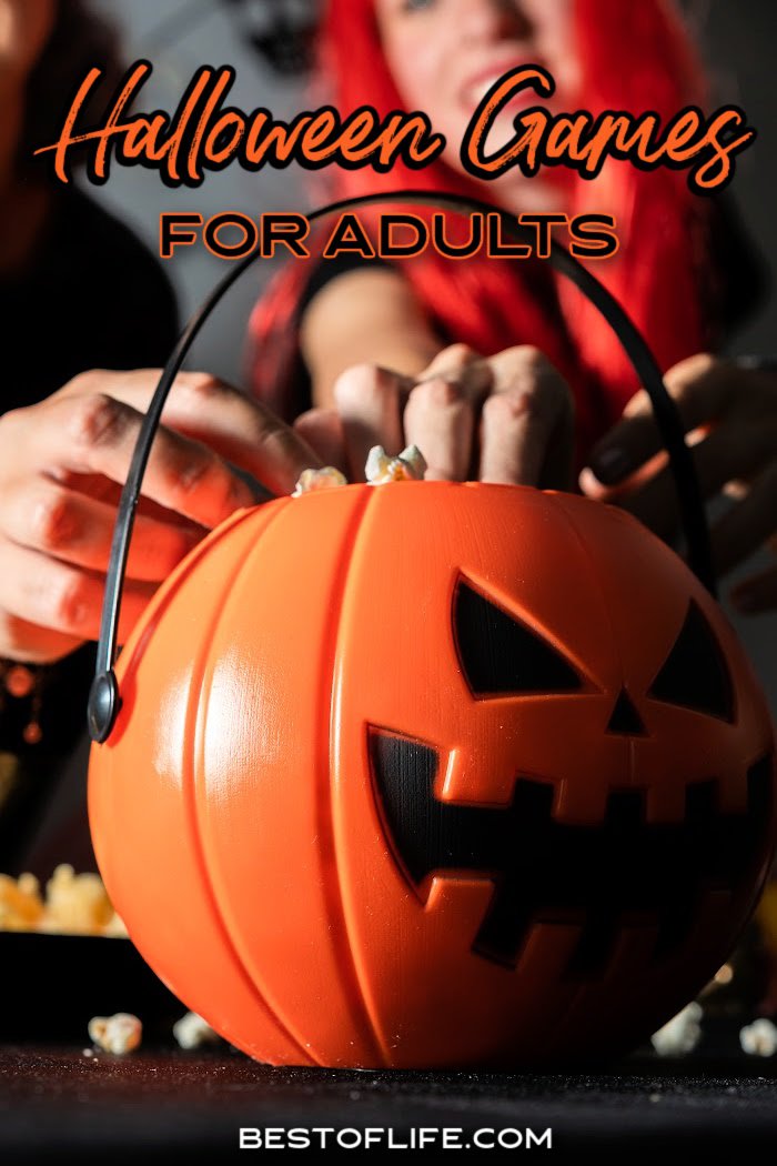 The best Adult Halloween games are also the best Halloween party activities that will fill our time between Halloween treats and jello shots. Halloween Ideas | Halloween Party Ideas | Halloween Party Games | Games for Halloween Parties | Spooky Games for Halloween Night | Things to do on Halloween | Tips for Halloween Parties via @thebestoflife