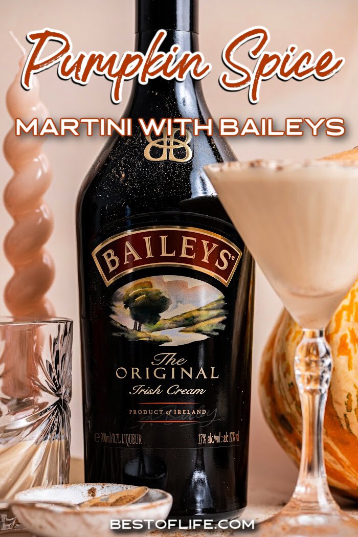 The best pumpkin spice martini with Baileys recipe can get you in the mood for the season as one of the best fall cocktails. Cocktails with Pumpkin Spice | Pumpkin Spice Cocktails | Fall Party Recipes | Fall Cocktail Recipes | Halloween Party Cocktails | Cocktails for Halloween | Halloween Cocktails | Halloween Party Drinks | Drinks for Fall | Fall Drink Recipes via @thebestoflife