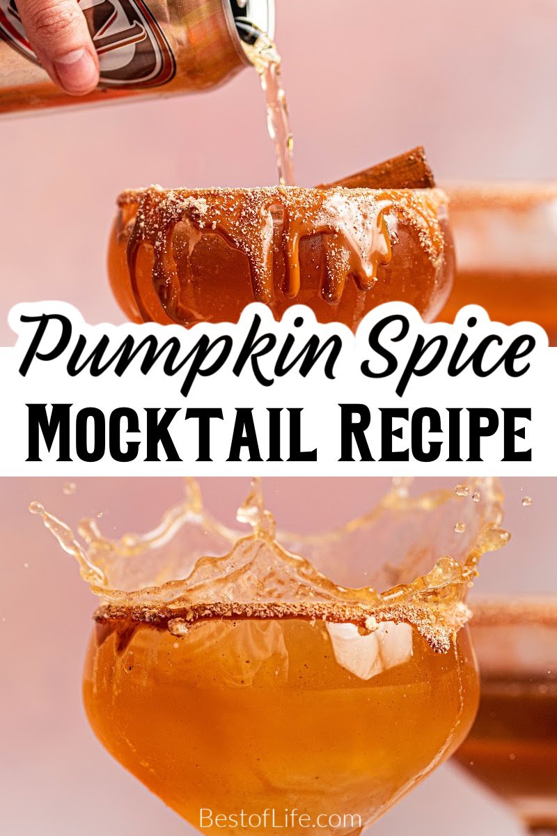 Use this easy pumpkin spice mocktail recipe as a holiday party drink for kids or as a virgin cocktail for adults who prefer non alcoholic drinks. Pumpkin Spice Drinks for Kids | Drinks for Kids with pumpkin Spice | Pumpkin Drinks | Non alcoholic Pumpkin Spice Drinks | Holiday Party Drinks | Holiday Party Drinks for Kids | Halloween Drinks for Kids | Thanksgiving Drinks for Kids | Pumpkin Recipes for Kids via @thebestoflife