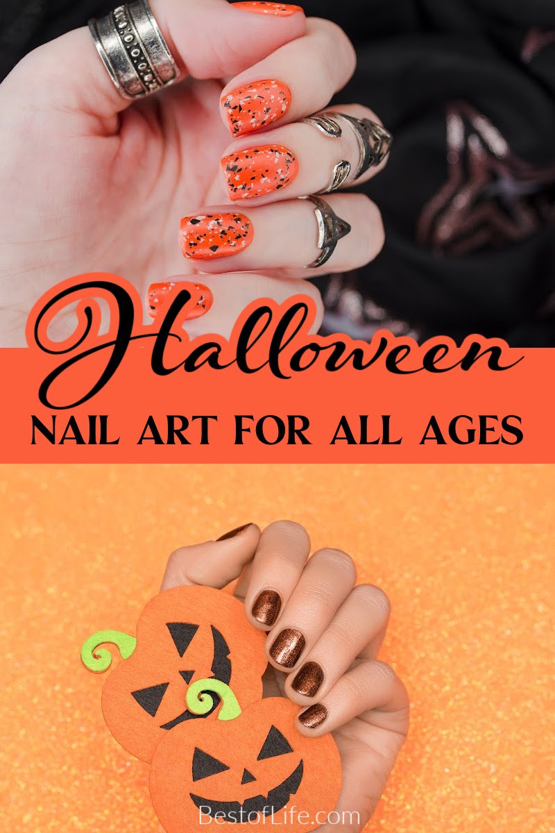 Spooky Halloween nails ideas are easy to do yourself and can be some of the best Halloween nail art of the season. Halloween Nail Art | Halloween Nail Ideas | Halloween Nails Tutorials | Fall Nail Art | Autumn Nail Art | Nail Art for Halloween | Nail Ideas for Halloween | Nail Art Tutorials via @thebestoflife