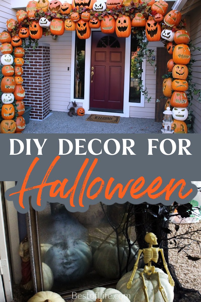 The best DIY Halloween decorations can help you get the scare you want without spending the money you don’t want to lose. DIY Halloween Ideas | Halloween Decor Ideas | Spooky Decorations for Halloween | Fun Decorations for Halloween | Halloween Projects for Kids | DIY Halloween for Families | Halloween Party Decor | Halloween Party Ideas via @thebestoflife