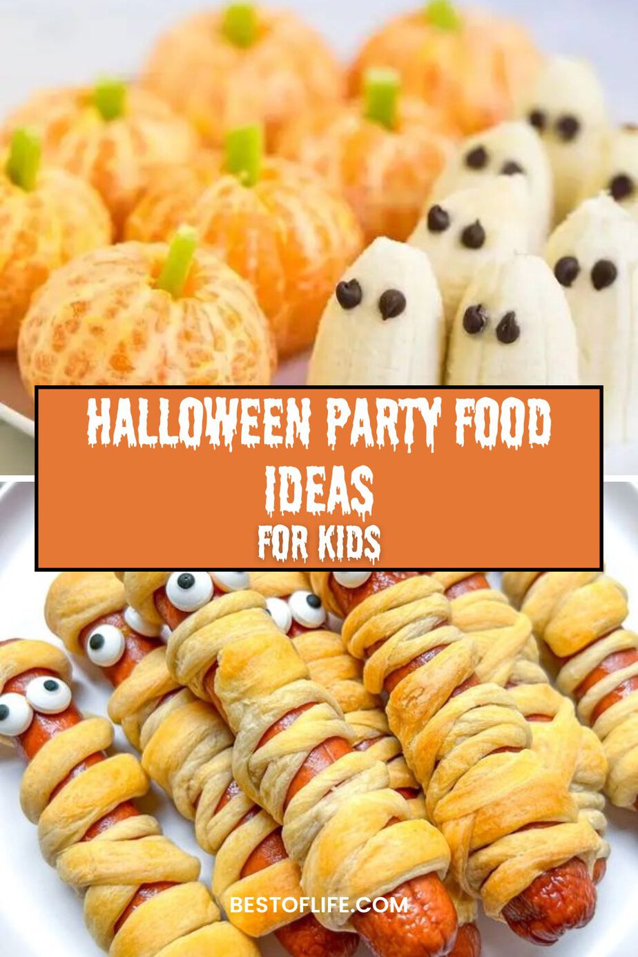 Getting spooky in the kitchen is the best aspect of making Halloween party food ideas for kids come to life. Halloween Recipes for Kids | Spooky Treats for Halloween | Healthy Halloween Treats for Kids | Halloween Party Ideas for Kids | Halloween Party Recipes | Spooky Recipes for Parties | Halloween Recipes for Kids via @thebestoflife