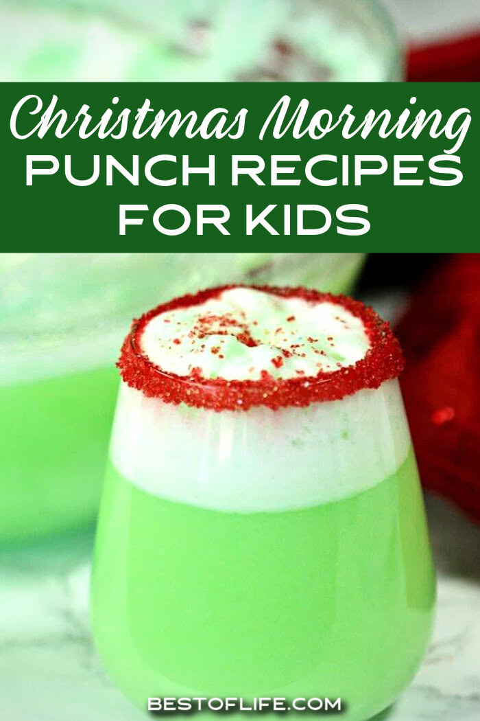 Make these delicious Christmas morning punch recipes for kids and fill your home with holiday memories your family and friends will remember forever. Drink Recipes for Kids | Holiday Drinks for Kids | Kid-Friendly Holiday Party Recipes | Holiday Recipes for Kids | Holiday Party Recipes | Christmas Punch for a Crowd | Non-Alcoholic Christmas Punch | Christmas Punch Pitcher Recipes via @thebestoflife