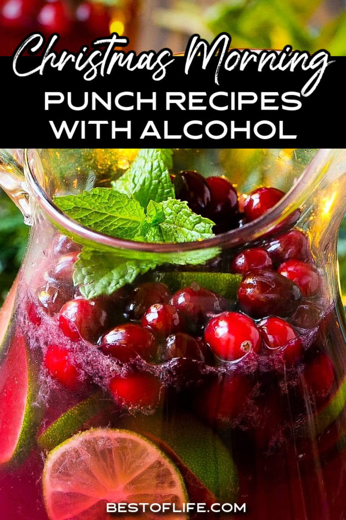 Dive headfirst into some holiday fun with some of the best Christmas morning punch recipes with alcohol and a ton of flavor. Christmas Morning Recipes | Holiday Cocktail Recipes | Christmas Brunch Recipes | Holiday Brunch Recipes | Drinks for Adults | Party Food Recipes Christmas Cocktails | Cocktails for Christmas Day | Christmas Party Drinks for Adults via @thebestoflife