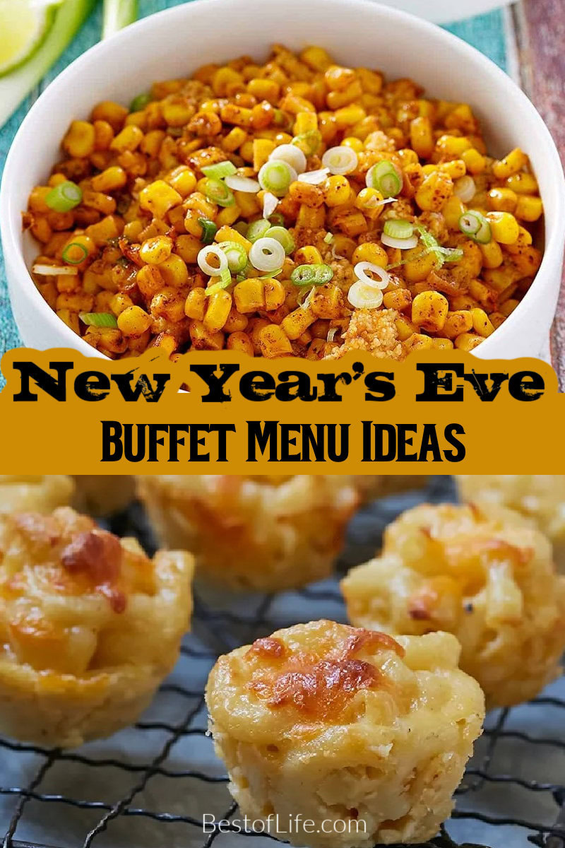 New Years Eve buffet menu ideas are perfect party recipes that allow everyone to welcome in the New Year together with delicious party food. Party Recipes | Holiday Party Recipes | Holiday Buffet Recipes | Dinner Party Ideas | New Years Eve Party Recipes | New Years Eve Party Ideas | Food for New Years | New Years Party Tips via @thebestoflife