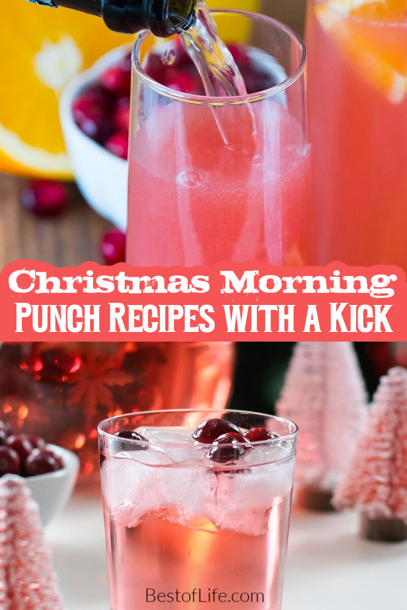 Dive headfirst into some holiday fun with some of the best Christmas morning punch recipes with alcohol and a ton of flavor. Christmas Morning Recipes | Holiday Cocktail Recipes | Christmas Brunch Recipes | Holiday Brunch Recipes | Drinks for Adults | Party Food Recipes Christmas Cocktails | Cocktails for Christmas Day | Christmas Party Drinks for Adults via @thebestoflife