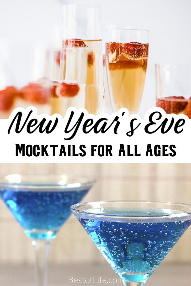 Use the best non alcoholic New Year’s Eve drinks to make sure everyone at your party gets to enjoy their evening and welcome in the New Year! New Year’s Eve Ideas | New Years Eve Party Planning | New Year’s Eve Drinks for Kids | New Year’s Eve Mocktails | Party Drinks for Kids | Party Recipes for Kids via @thebestoflife