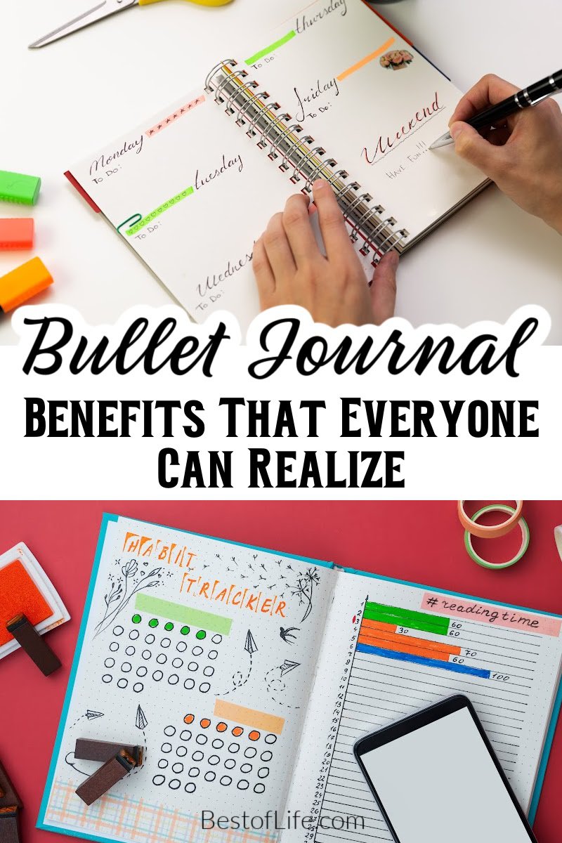 Experiencing the best benefits of bullet journaling is a great motivator to start a bullet journal for every aspect of your life. What are the Benefits of Bullet Journals | Why is Bullet Journaling Popular |What is a Bullet Journal | What is BuJo | How Does BuJo Help via @thebestoflife