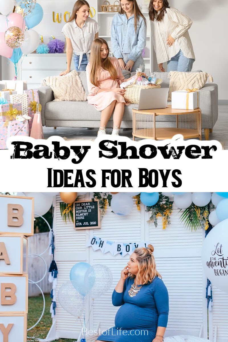 Baby shower ideas for boys will help you throw the ultimate baby shower and may even end up with you being tasked with throwing more than just one baby shower. Games for Baby Showers | Baby Shower Decor Ideas | Food For Baby Showers | Baby Shower Recipes | DIY Baby Shower Decor | Fun Games for Baby Showers via @thebestoflife