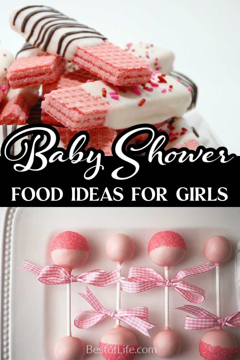 There are many things that make a baby shower even more memorable and baby shower food ideas for a girl are among the top three. Baby Shower Ideas | Best Baby Shower Ideas | DIY Baby Shower Ideas | Easy Baby Shower Ideas | Best Baby Shower Recipes | Recipes for Baby Showers | Pink Foods for Baby Showers via @thebestoflife