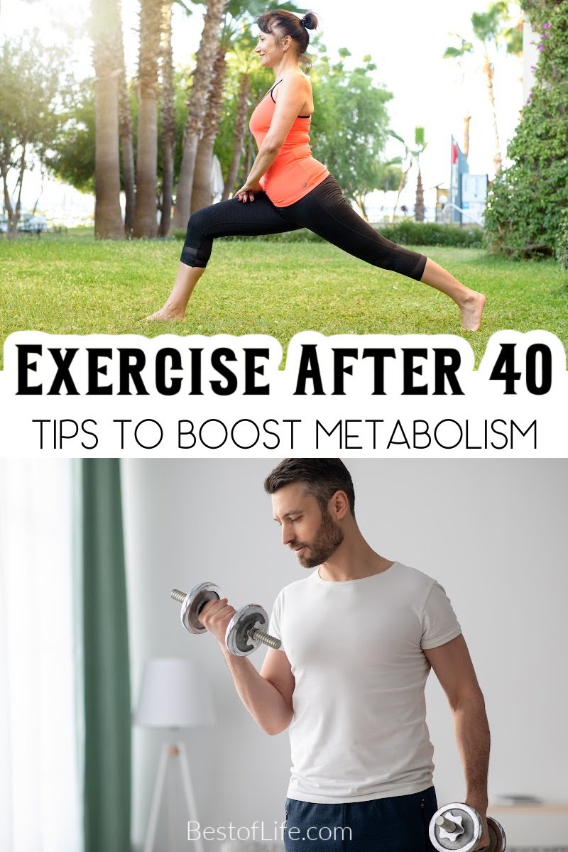 Age shouldn’t stop us from trying to stay healthy; we can exercise after 40 and still get results that will make you happy. How to Boost Metabolism | Metabolism Tips for Over 40 | Workouts for Metabolism | Health Tips for Over 40 | Weight Loss Tips for Over 40 Workouts for Over 40 | Healthy Living Tips via @thebestoflife