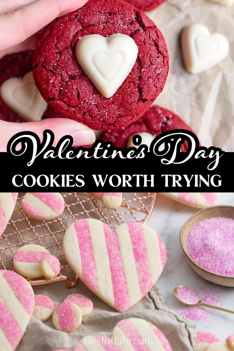 Valentines cookies are the perfect ways to share the love with friends and family; they are both easy cookie recipes and delicious. Valentines Day Recipes | Snacks for Valentines Day | Valentines Day Treats | Holiday Cookie Ideas | Tips for Valentines Day | Cookie Recipes for Kids | Pink Cookie Recipes via @thebestoflife