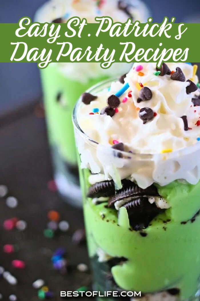 Green recipes for St Patricks Day work well as St Patricks Day party recipes and especially St Patricks Day desserts. St Patricks Day Party Recipes | St Patricks Day Recipes | Green Desserts for St Patricks Day | Green Food for St Patricks Day | St Patricks Day Treats | Irish Party Recipes | Spring Party Ideas via @thebestoflife