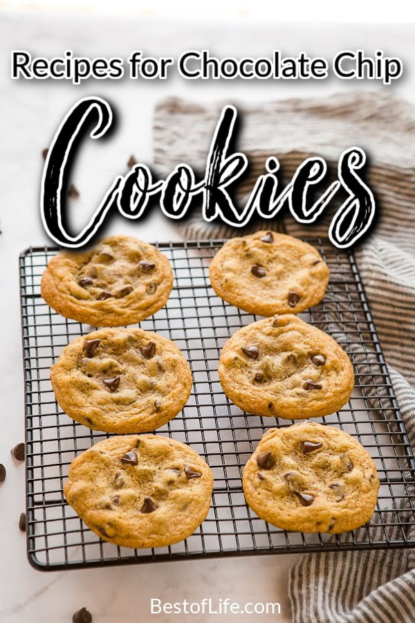 Finding the best chocolate chip cookie recipes can be fun! Here are some easy and delicious recipes that will make taste testing fun! Dessert Recipes | Easy Cookie Recipes | Best Cookie Recipes | Salted Caramel Chocolate Chip Cookies | How to Make Chocolate Chip Cookies from Scratch | Homemade Cookies Recipes | Party Snack Recipes | Party Dessert Recipes via @thebestoflife