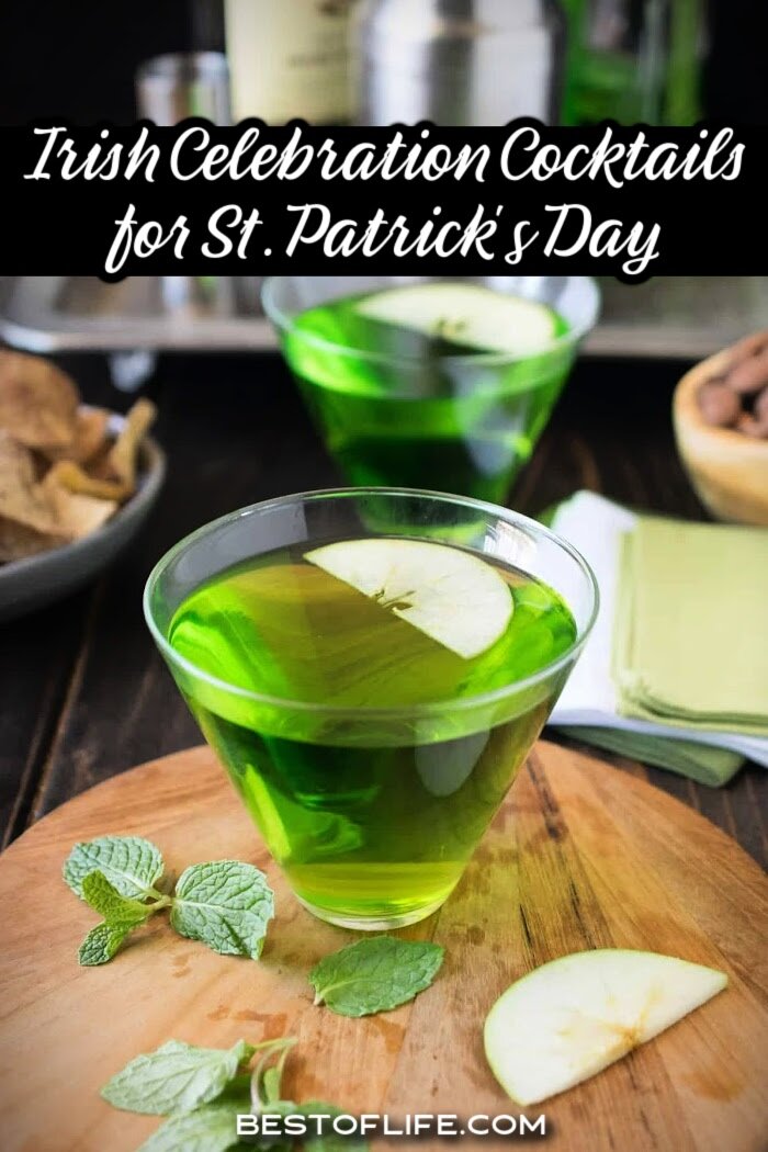 These green cocktails for St. Patrick’s Day will add a green twist to classic cocktails and some unique recipes that fit the green theme. St Patricks Day Cocktails | Irish Cocktails | Green Drinks | St Patricks Day Recipes | Party Food | Party Drink Recipes | Green Drinks for Adults | Green Party Ideas | St Patricks Day Ideas | St Patricks Day Party Ideas