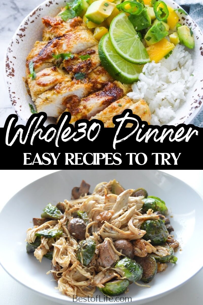 Whole30 dinner recipes will help you press the reset button on your eating habits and maintain a healthy lifestyle. Whole30 Dinner Ideas | Whole30 Recipes | Best Whole30 Recipes | Healthy Recipes | Healthy Dinner Ideas | Best Recipes for Weight Loss | Easy Weight Loss Recipes | Tips for Losing Weight | Whole30 Tips for Weight Loss via @thebestoflife