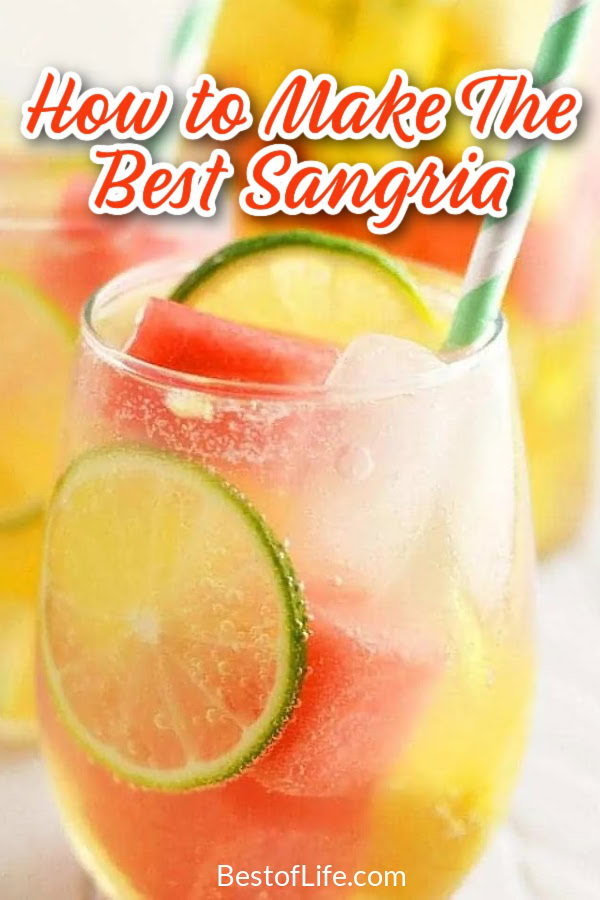 Having the perfect sangria recipes on hand for summer parties and gatherings will keep everyone refreshed as they sip on this well-loved wine-based drink. Best Sangria Recipe | Easy Sangria Recipe | Happy Hour Recipes | Drink Recipes with Wine | Wine Recipes | Drinks for Adults | Drinks for Parties | Drink Recipes for a Crowd | Summer Sangria Recipes | Fall Sangria Recipes | Cocktails with Wine