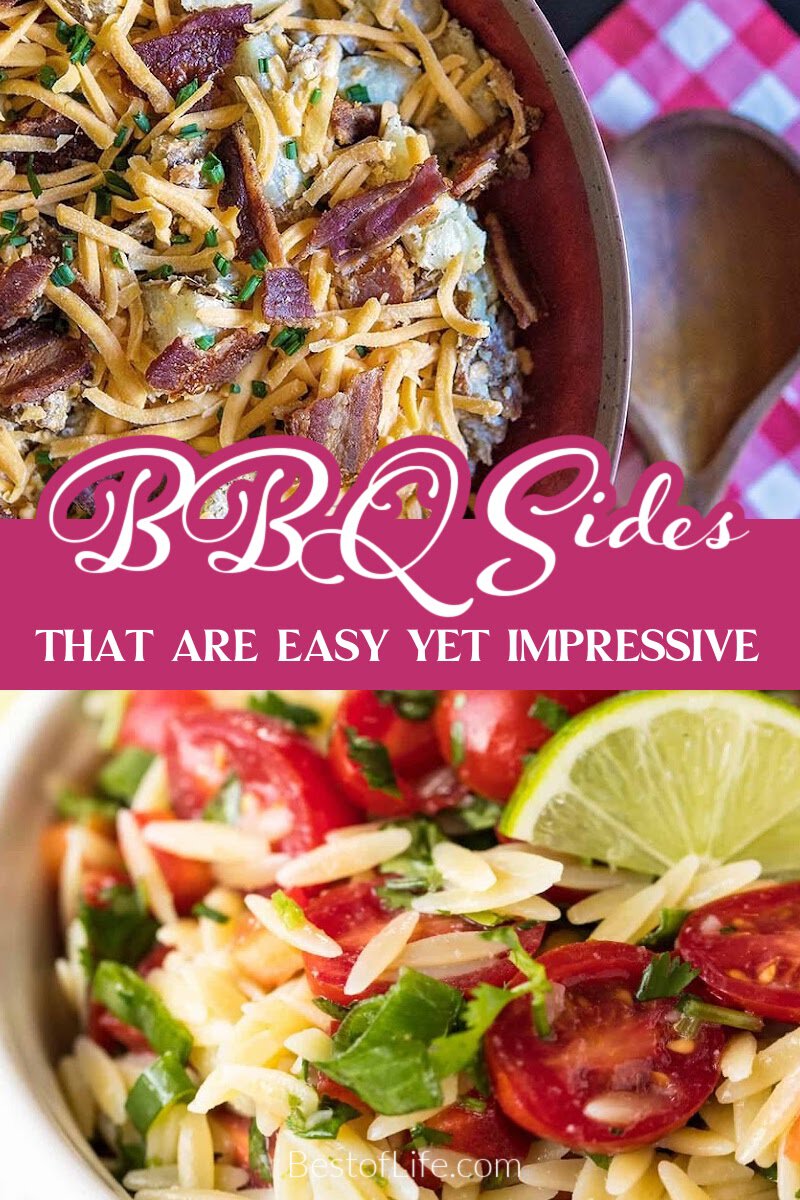 So you've got the grill fired up, the meat smoking, and the drinks iced, now how about some of the best side dishes for a BBQ? BBQ Recipes | Recipes for Outdoor Parties | Recipes for Summer Parties | Summer Recipes | Party Recipes | Recipes for a Crowd | Side Dish Recipes for a Crowd | Dinner Party Recipes | Summer Party Recipes | BBQ Recipes for a Crowd | Easy Side Dish Recipes | Summer Salad Recipes | Salad Recipes for Parties via @thebestoflife