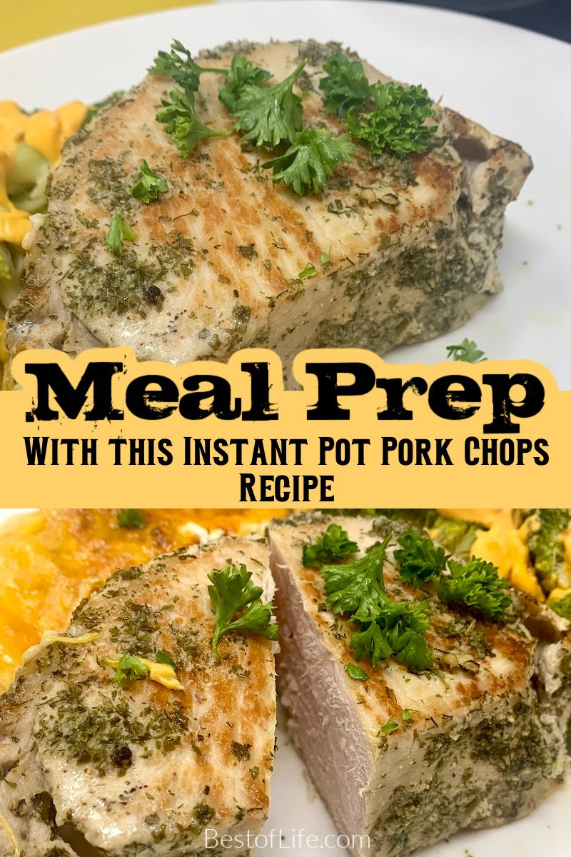 Enjoy this delicious and healthy Whole30 Instant Pot pork chops recipe any night of the week when you want to stay on track with your weight loss goals. Healthy Instant Pot Pork Chops | Whole30 Pork Chops | Instant Pot Pork Chops Healthy | Whole30 Dinner Recipes | Whole30 Recipes with Pork | Weight Loss Recipes| Easy Healthy Dinner Recipes via @thebestoflife