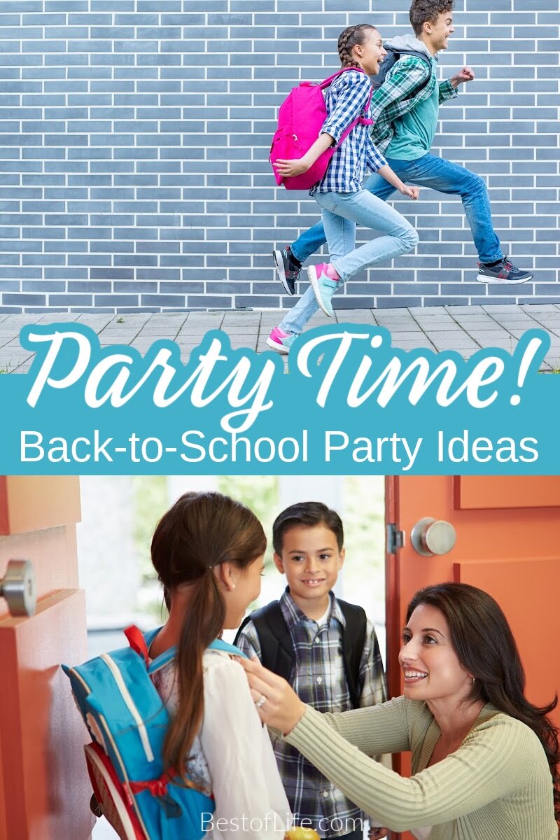 Prepare for back to school with some of the best back to school party ideas for parents and their children. End of Summer Party | End of Summer Party | Back to School Tips | Back to School Ideas | Back to School Party Recipes | End of Summer Party Recipes via @thebestoflife