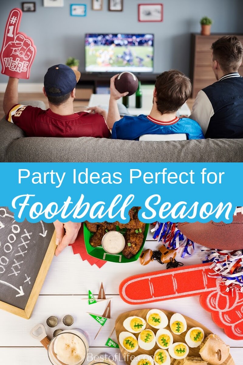 The best football party ideas can be used for any game day get-together, as well as a Super Bowl party or a football-themed birthday party. Football Party Ideas | Game Day Ideas | Super Bowl Party Recipes | Party Ideas | Best Game Day Ideas | Easy Game Day Ideas | Super Bowl Party Decor | Best Football Party Ideas | Easy Football Party Ideas | DIY Party Ideas | DIY Super Bowl Party Ideas via @thebestoflife