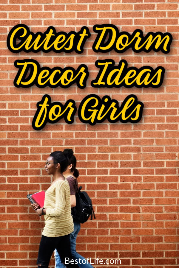 The best dorm room decor ideas for girls can help them decorate their dorms in a way that expresses themselves and help build new friendships. College Tips for Girls | College Ideas for Girls | College Room Decoration Ideas | Decor for College Girls | DIY Dorm Decor | Dorm Room Wall Art Ideas | Functional Decor Ideas for College via @thebestoflife