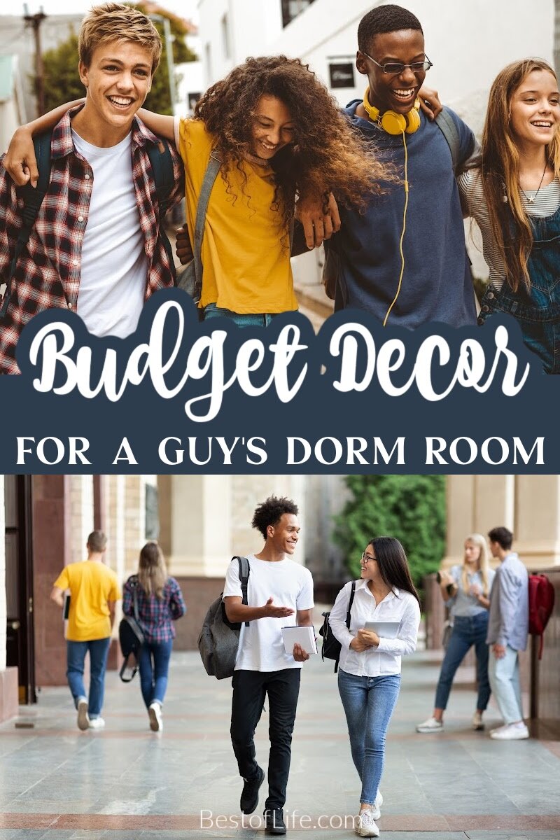 Dorm room decor for guys is not always easy, but parents prepping their teens for college want to ensure they have a safe space that feels like home. Dorm Decor Ideas | Tips for Dorm Decor | How to Decorate a Dorm Room | Decor Ideas for Students | Decor Ideas for Guys | College Room Decor for Guys via @thebestoflife