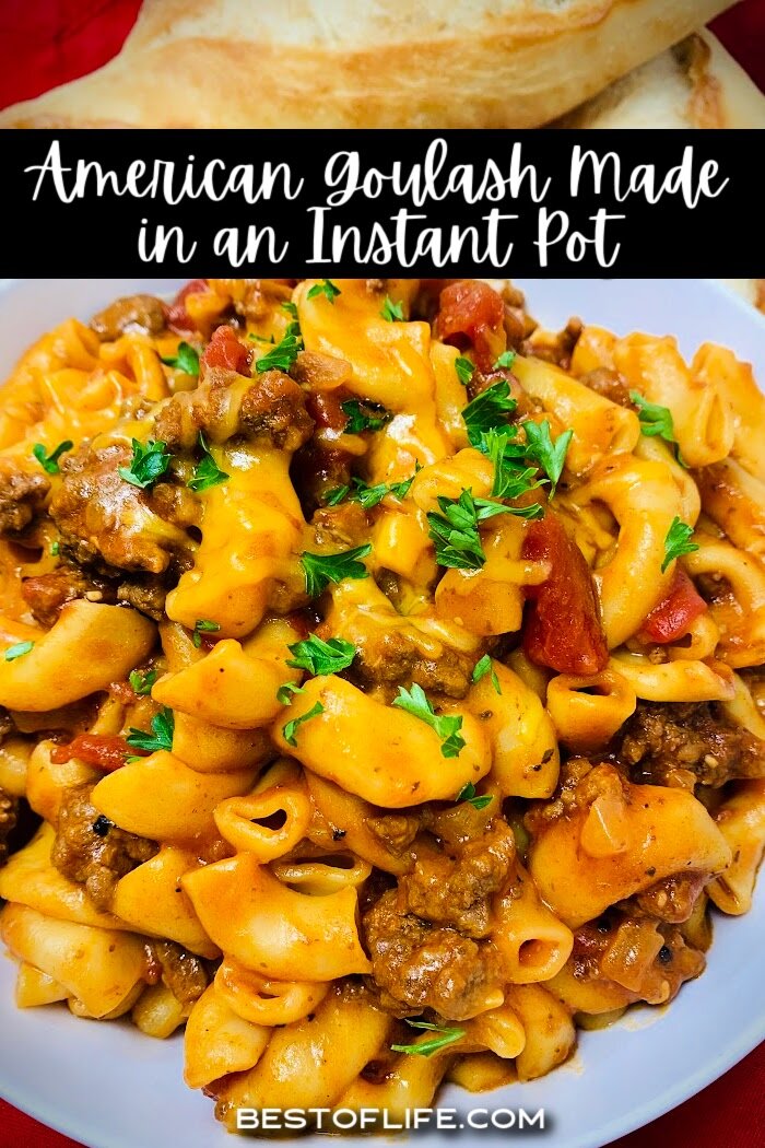 Making a pressure cooker beef goulash recipe is an easy way to enjoy a family dinner that is full of flavor and requires minimal meal prep time. Instant Pot Beef Recipe | Instant Pot Hamburger Meat Recipes | Pressure Cooker Recipes with Beef | Instant Pot Goulash Recipe | Easy Family Dinner Recipes | Instant Pot Dinner Recipes via @thebestoflife