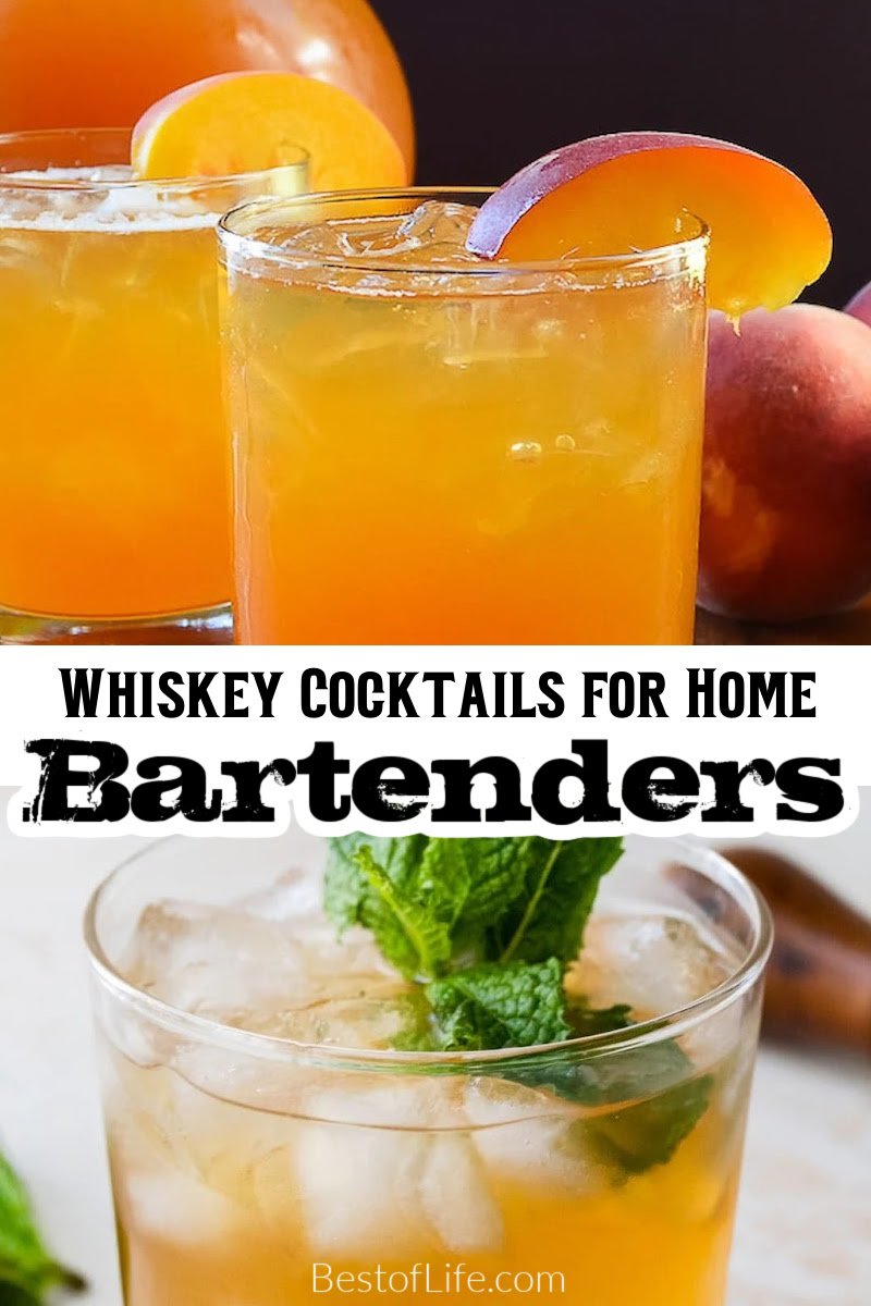 Learn how to enjoy whiskey more with some easy whiskey drinks that just about anyone can make and you may end up with a new favorite happy hour drink. Tips for Drinking Whiskey | Whiskey Drinks | Whiskey Cocktails | Happy Hour Recipes | Winter Cocktail Recipes | Party Cocktail Recipes | Party Drinks | Easy Cocktails via @thebestoflife