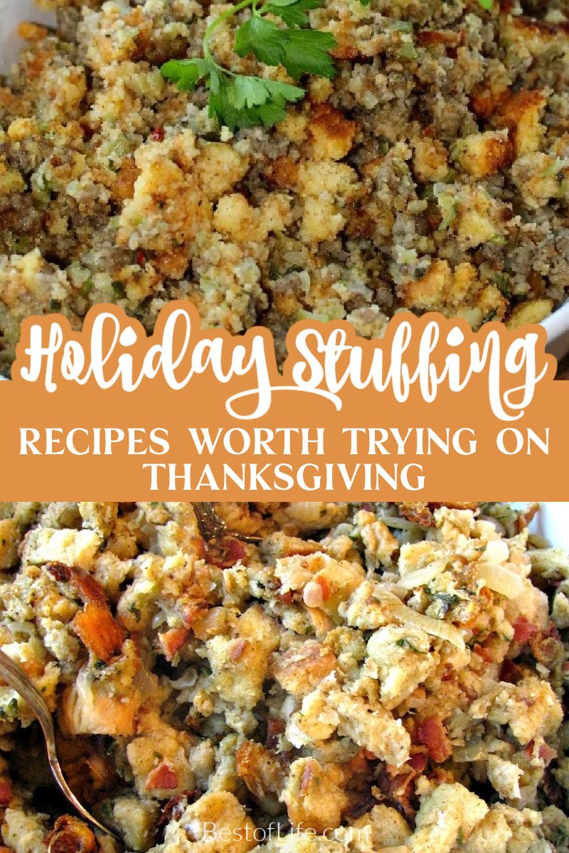 The best stuffing recipes can elevate your Thanksgiving meal with ease and celebrate the holiday with a traditional side dish recipe. Thanksgiving Recipes | Thanksgiving Side Dish Recipes | Stuffing Recipes with Sausage | Cornbread Stuffing Recipes | Unique Thanksgiving Recipes | Holiday Recipes | Holiday Side Dish Recipes