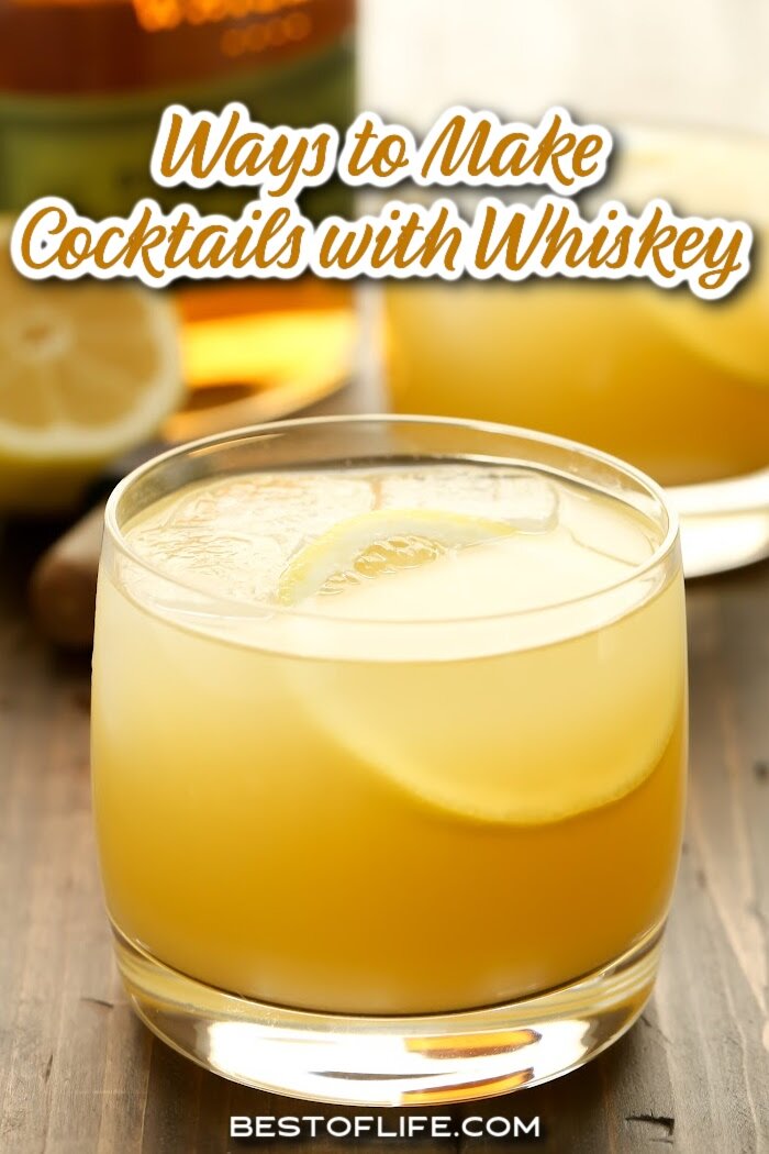 Learn how to enjoy whiskey more with some easy whiskey drinks that just about anyone can make and you may end up with a new favorite happy hour drink. Tips for Drinking Whiskey | Whiskey Drinks | Whiskey Cocktails | Happy Hour Recipes | Winter Cocktail Recipes | Party Cocktail Recipes | Party Drinks | Easy Cocktails