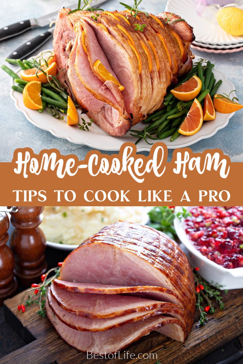 When you know how to cook a ham like a pro, the holiday season is less stressful, more delicious and impresses every guest. Ways to Cook Ham | Holiday Cooking Ideas | Thanksgiving Cooking Tips | Christmas Recipes | Holiday Recipes | Entertaining | Ham Cooking Tips | Ham Recipes | Holiday Ham Ideas | Holiday Meal Recipes | Family Recipes via @thebestoflife