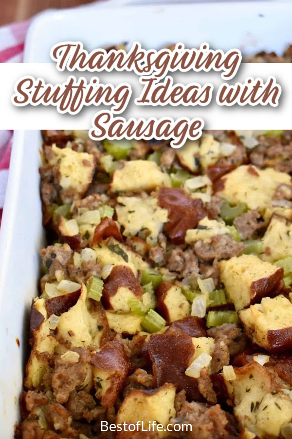 The best sausage stuffing recipes for Thanksgiving are easy to make, flavorful with fresh herbs, and will indeed become a family favorite. Thanksgiving Sausage Stuffing Recipe | Homemade Sausage Stuffing | Best Sausage Stuffing Recipe | Easy Sausage Stuffing | Traditional Sausage Stuffing | Healthy Sausage Stuffing | Quick Sausage Stuffing | Sausage Stuffing Casserole | Homemade Sausage Stuffing with Apples and Cranberries | Best Sausage Stuffing Recipe for Turkey
