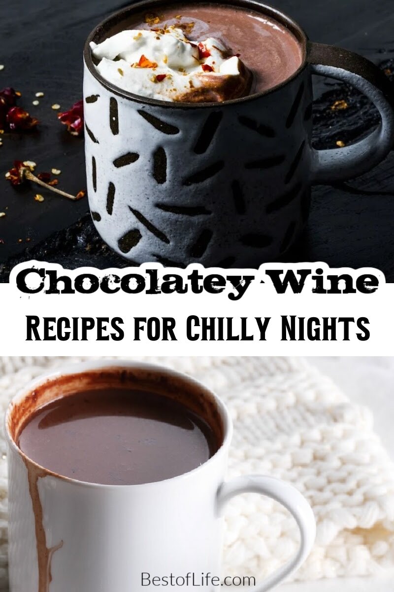 Red wine hot chocolate recipes make pairing wine with chocolate less of a thing to know and more of an art form that is delicious. Hot Chocolate Recipes for Adults | Hot Chocolate Recipes with Alcohol | Wine Recipes | Drink Recipes with Wine | Drink Recipes for Adults | Drink Recipes with Alcohol | Fall Cocktail Recipes | Winter Cocktail Recipes | Cocktails with Wine via @thebestoflife
