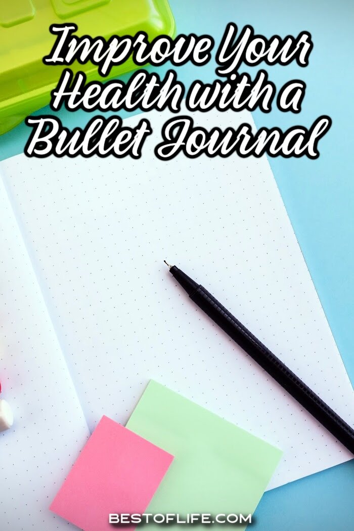 Learn a few of the best bullet journal ideas to improve your health. They'll help you live a healthier lifestyle one bullet point at a time. Bullet Journal Ideas | Easy Bullet Journal Ideas | Bullet Journal Ideas for Health | Healthy BuJo Ideas | Easy BuJo Ideas | BuJo tips via @thebestoflife