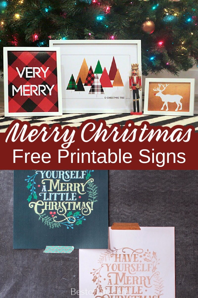 Save money during the holidays with DIY Christmas décor like these fun FREE Christmas printables that will make decorating fun for everyone! Free Christmas Décor Ideas | Free Printables | Christmas Printables | Christmas Décor Ideas | DIY Home Décor | DIY Holiday Decorations | Free Holiday Printables | Christmas Printables Free