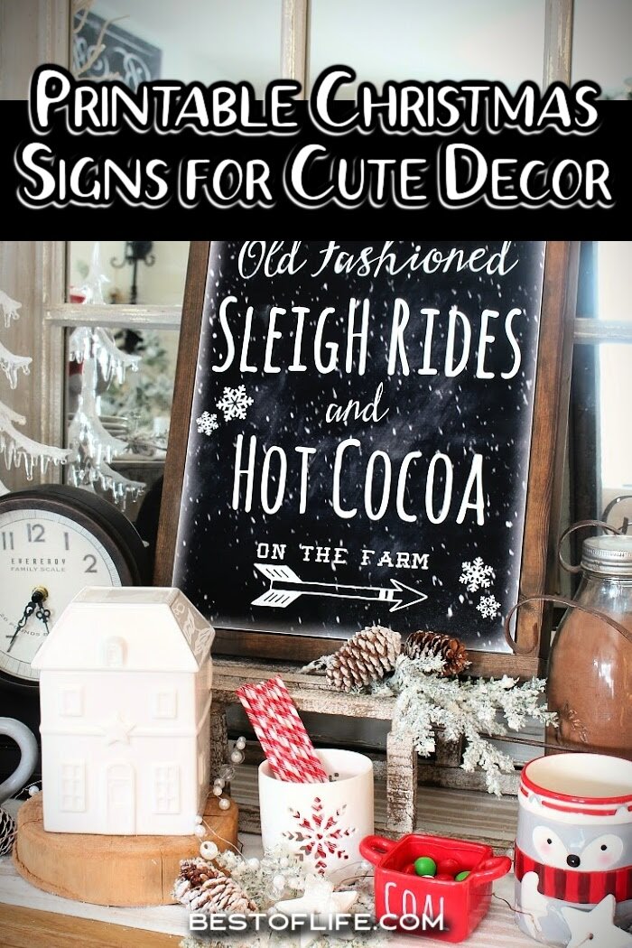 Save money during the holidays with DIY Christmas décor like these fun FREE Christmas printables that will make decorating fun for everyone! Free Christmas Décor Ideas | Free Printables | Christmas Printables | Christmas Décor Ideas | DIY Home Décor | DIY Holiday Decorations | Free Holiday Printables | Christmas Printables Free