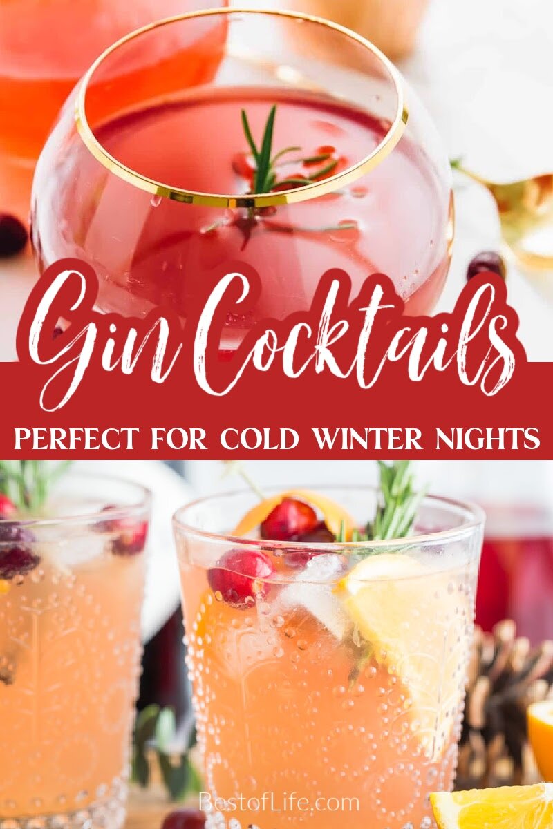 Winter cocktails with gin are cozy and delicious to warm up any winter evening. Gin Cocktails Winter | Gin Cocktails Christmas | Recipes for Gin | Cocktails with Gin | Gin Drinks for Winter | Winter Cocktail Recipes | Holiday Party Recipes | Boozy Holiday Recipes | Cocktail Recipes for Christmas | Christmas Cocktails | Holiday Party Ideas