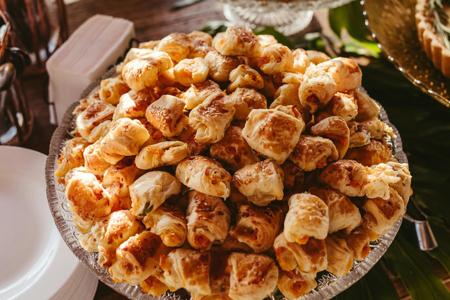 Puff Pastry Appetizer Recipes a Serving Platter Filled with Puff Pastries