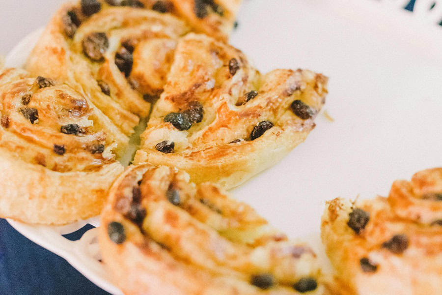 Puff Pastry Appetizer Recipes Assorted Puff Pastries on a Plate